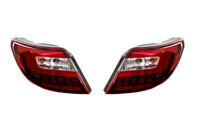 چراغ خطر عقب دنا پلاس کامل با لامپ و LED — مدرن